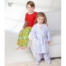 Simplicity Sewing Pattern 1573 Toddlers’ and Child’s Loungewear-4