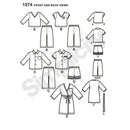 Patrón de costura Simplicity 1574 Ropa de estar por casa para niños pequeños-3