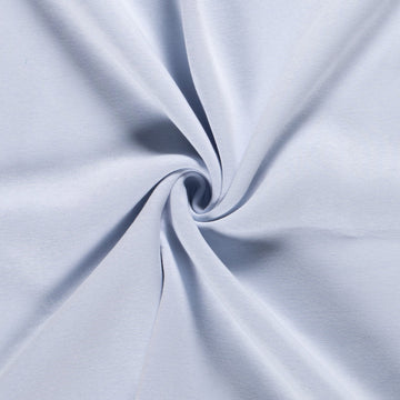 Buy baby-blue Cotton Sweatshirt Anti Pill Fleece Fabric