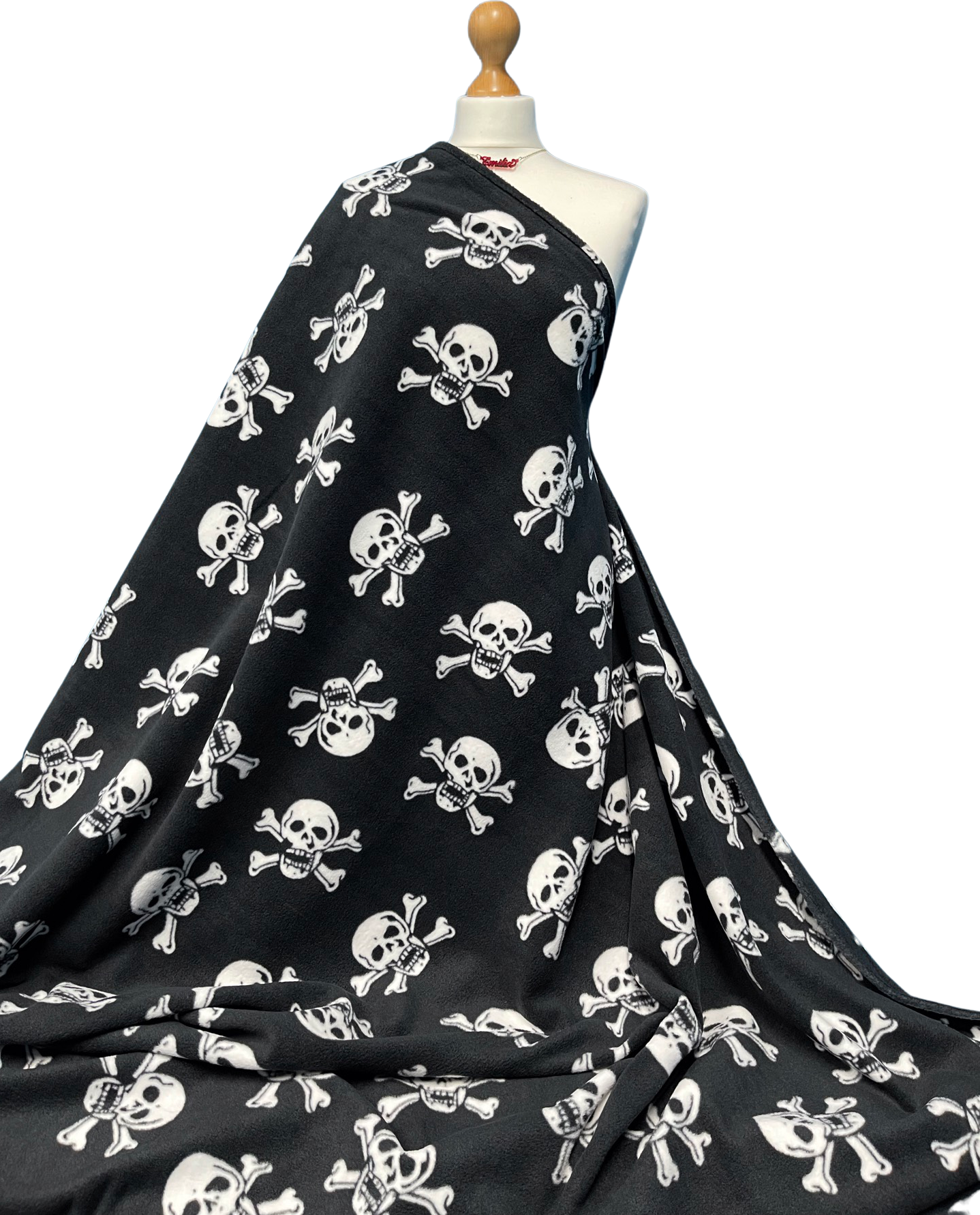 Tejido Polar Estampado Calaveras