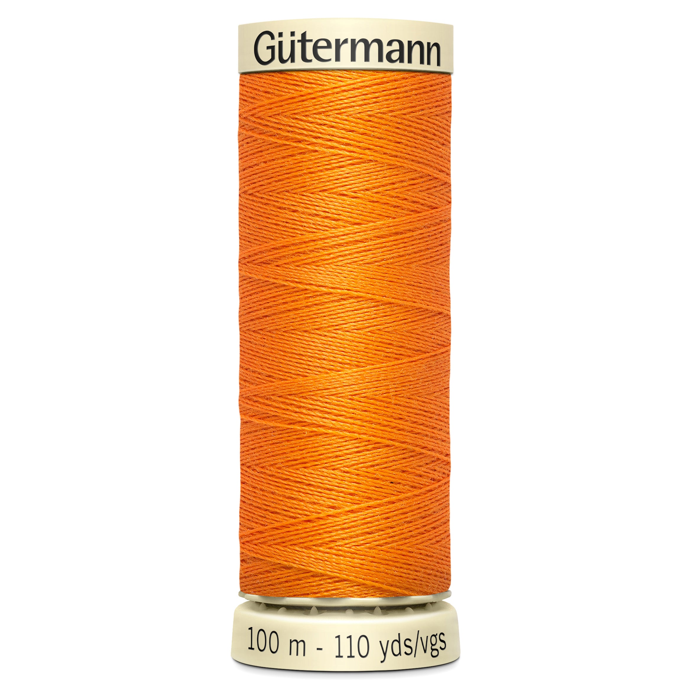 Bobina de hilo de coser Gutermann Sew All 100m (Tonos de naranja y amarillo)