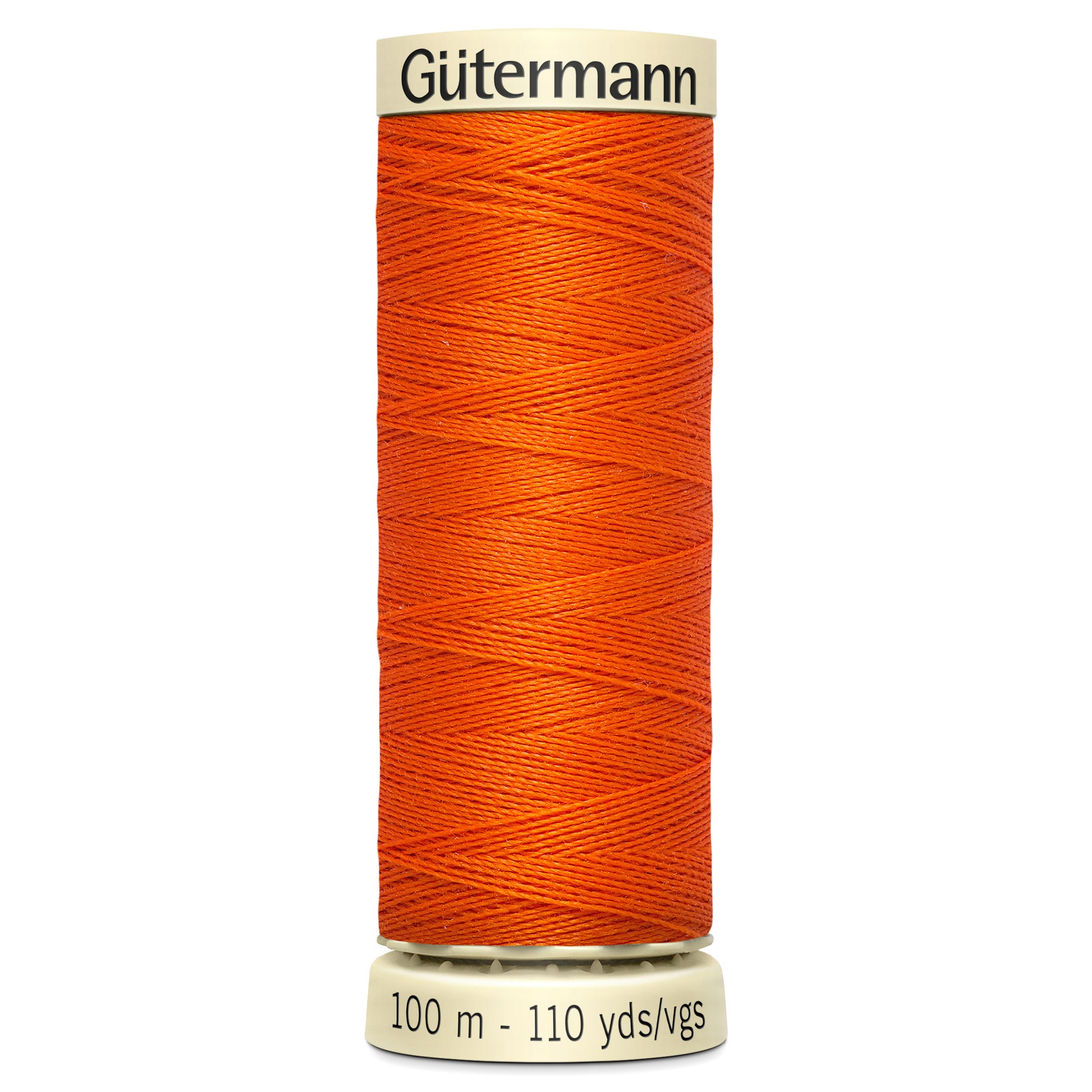 Bobina de hilo de coser Gutermann Sew All 100m (Tonos de naranja y amarillo)