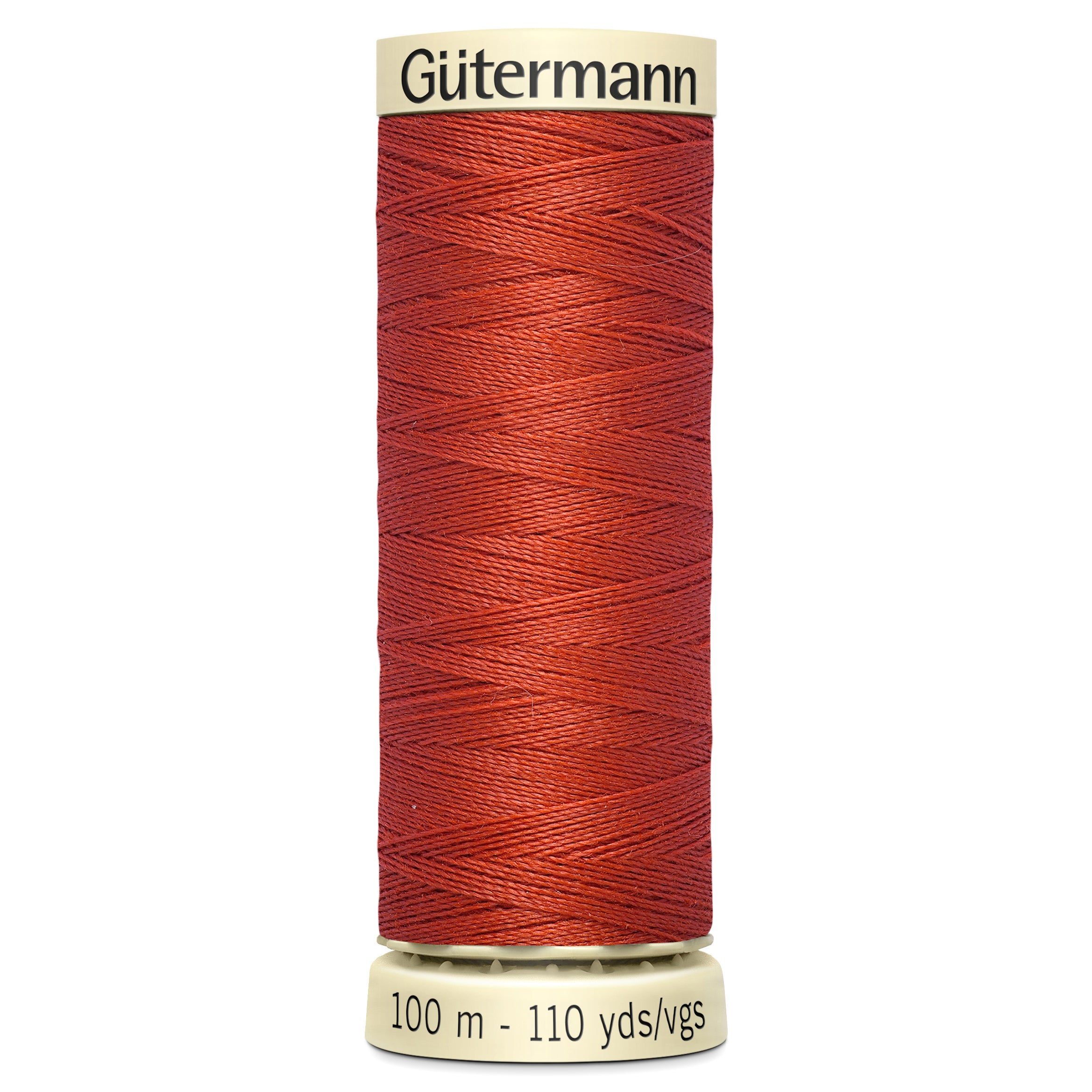 Bobina de hilo de coser Gutermann Sew All 100m (Tonos de naranja y amarillo)