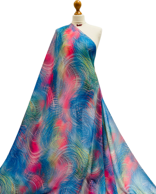 Buy artistic-waves Printed Chiffon Voile Fabric