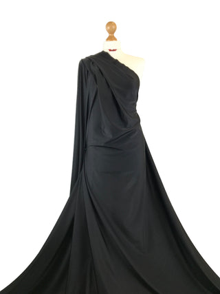Compra nero Costume da bagno lucido in tessuto elasticizzato a 4 vie