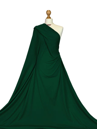 Compra verde-bottiglia Tessuto in jersey elasticizzato a 4 vie in cotone elastan