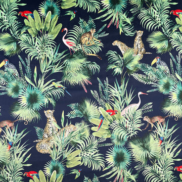 Comprar 1-metro Tela de terciopelo estampada para tapicería de cortinas