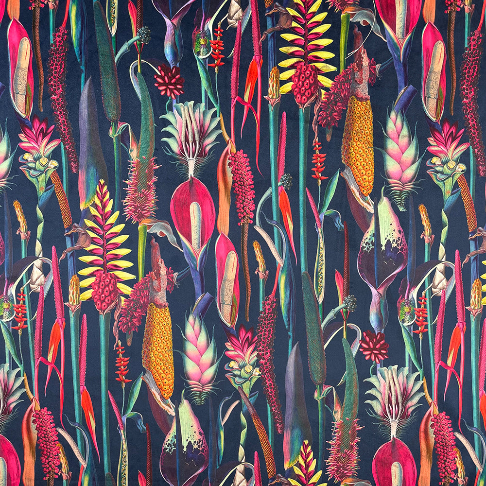 Printed Velvet Upholstery Curtain Fabric