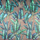 Printed Velvet Upholstery Curtain Fabric-17
