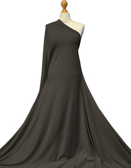 Buy dark-mocca Bamboo Jersey 4 Way Stretch Fabric