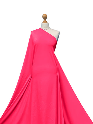 Buy flo-pink Matt Swimwear 4 Way Stretch Fabric