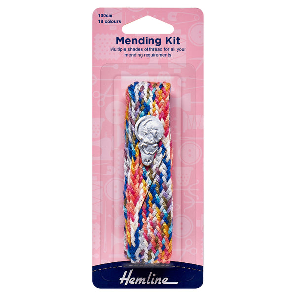 Hemline Mending Kit de trenzas / Kit de reparación de ropa