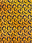 Printed Halloween Fabric Polycotton-11