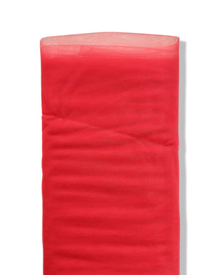 Buy red Soft Tulle Mesh Net Fabric