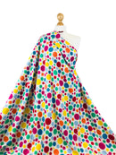 Printed Polar Fleece Fabric Spots & Stars Prints-12