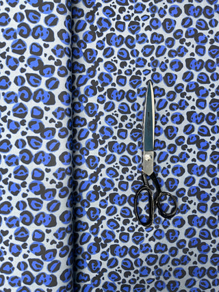 Compra leopardo-grigio Costume da bagno stampato in tessuto elasticizzato a 4 vie