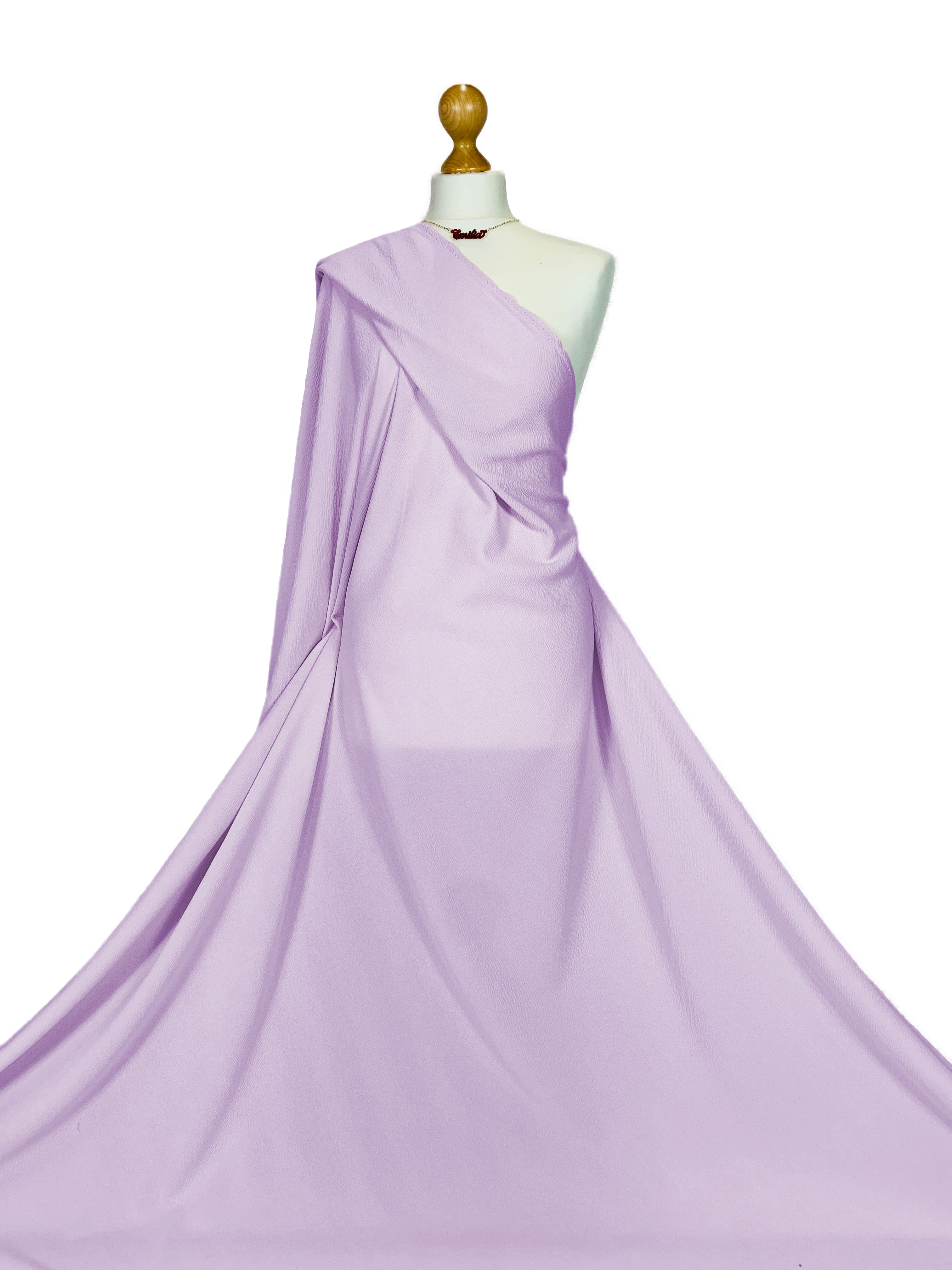 Buy lilac Liverpool Crepe 4 Way Stretch Jersey Fabric