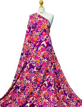 Printed Swimwear Fabric - 4 Way Stretch Performance Fabric by the Metre
