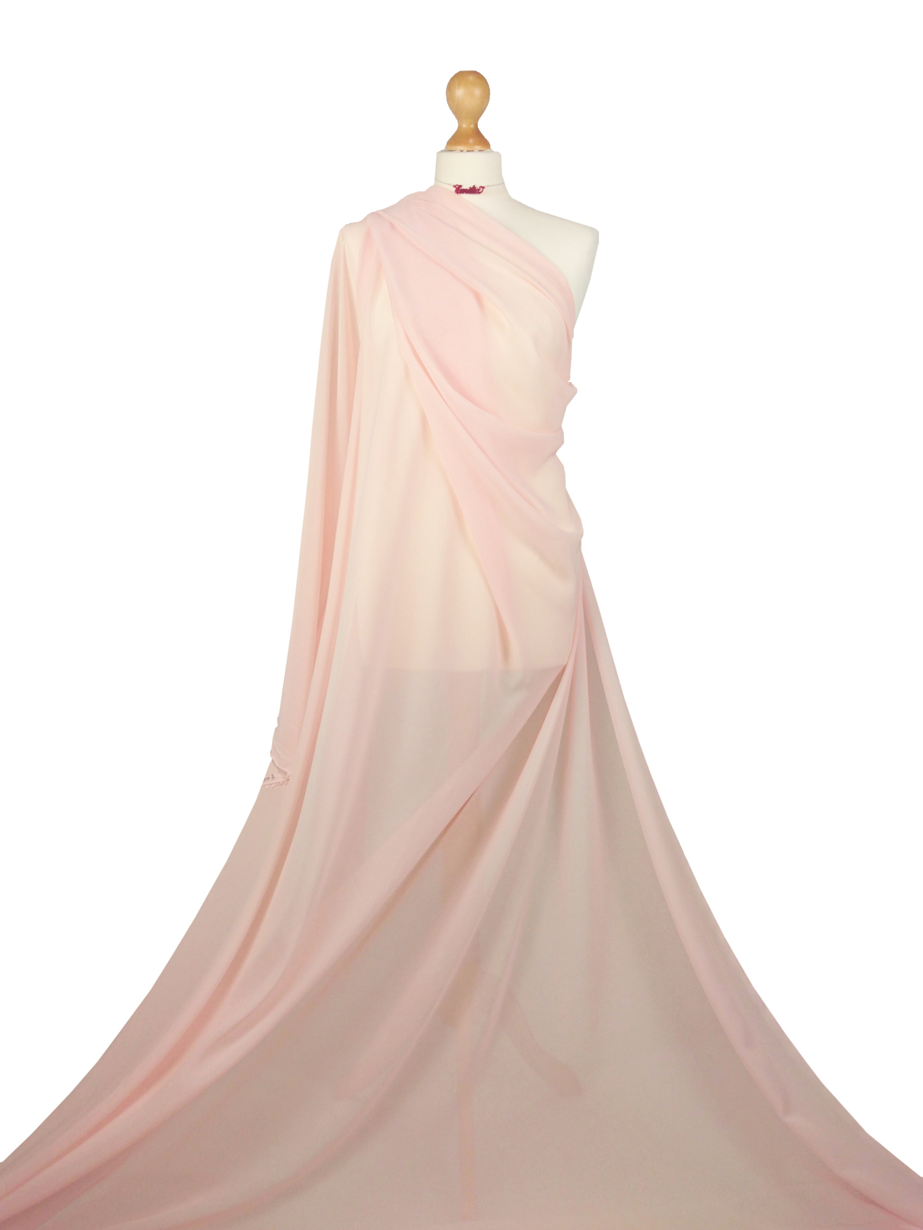 Buy nude Chiffon Sheer Fabric