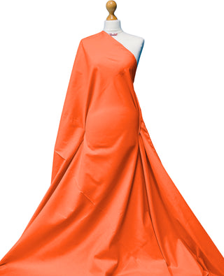 Buy orange Poly Cotton lining  Fabric