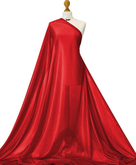 Kopen rood Charmeuse voeringstof - 2-weg rekbare polyester voeringstof per meter