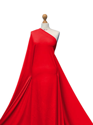 Compra rosso Tessuto elasticizzato a 4 vie per costumi da bagno opaco