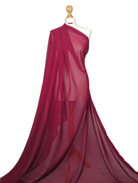 Chiffon Sheer Fabric - Lightweight Dressmaking Fabric by the Metre