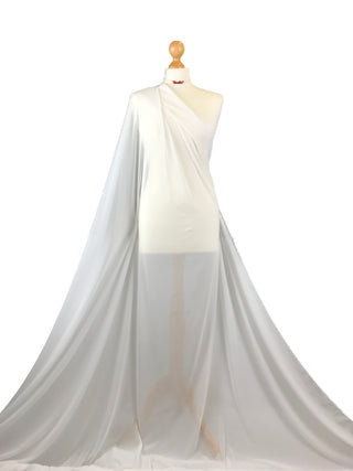 Compra bianco Costume da bagno lucido in tessuto elasticizzato a 4 vie