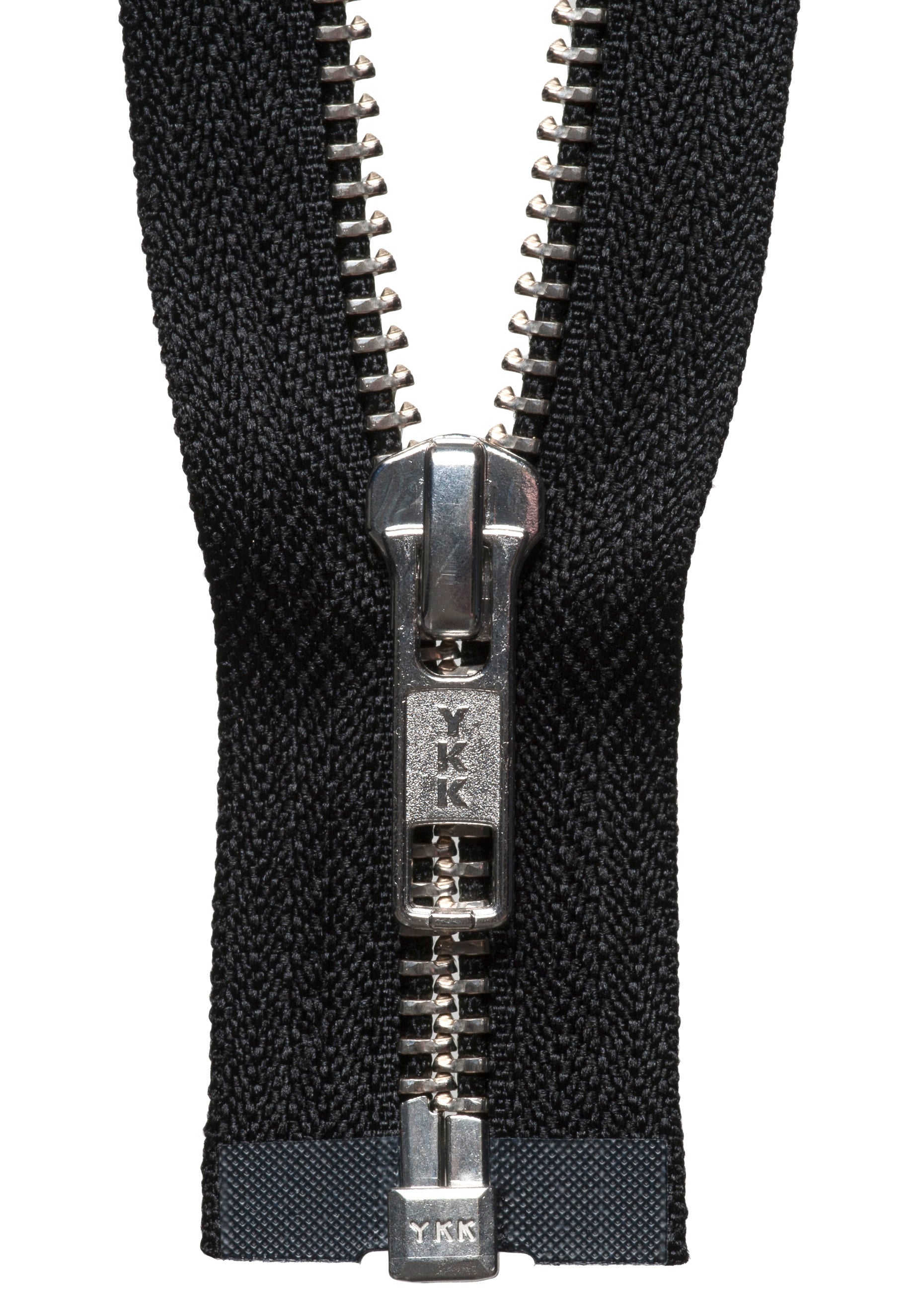 Buy black YKK Nickel Free Metal Open End Zip: 66cm