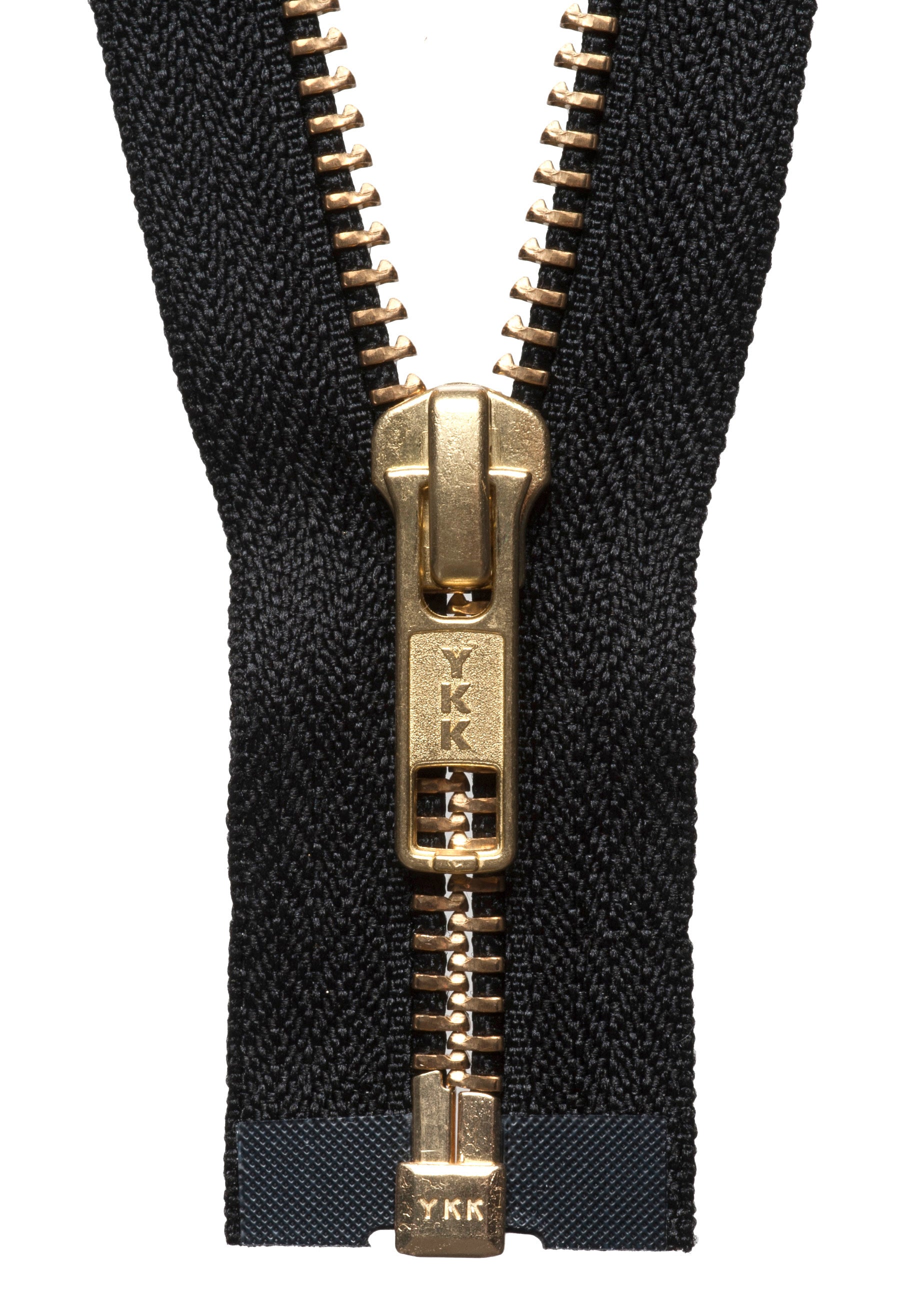 Comprar black YKK Brass Metal Open End Zip: 66cm