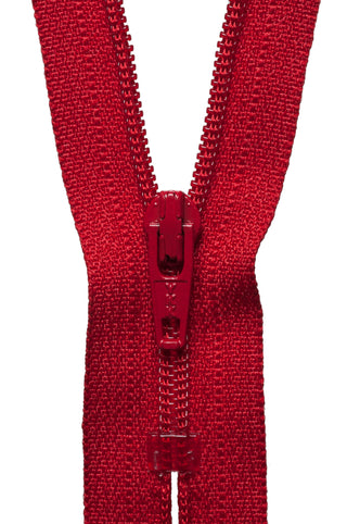 Buy red YKK Nylon Dress and Skirt Zip: 46cm