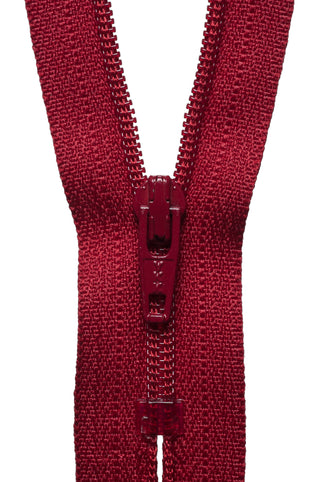 Buy scarlet-berry YKK Nylon Dress and Skirt Zip: 18cm
