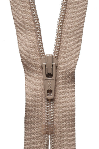 Buy fawn YKK Nylon Dress and Skirt Zip: 36cm