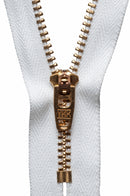 Cremallera de latón para jeans YKK: 10 cm-12