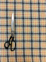 Bedruckter Polarfleece-Stoff – Karomuster & Tartan-Design Warmer Stoff pro Meter
