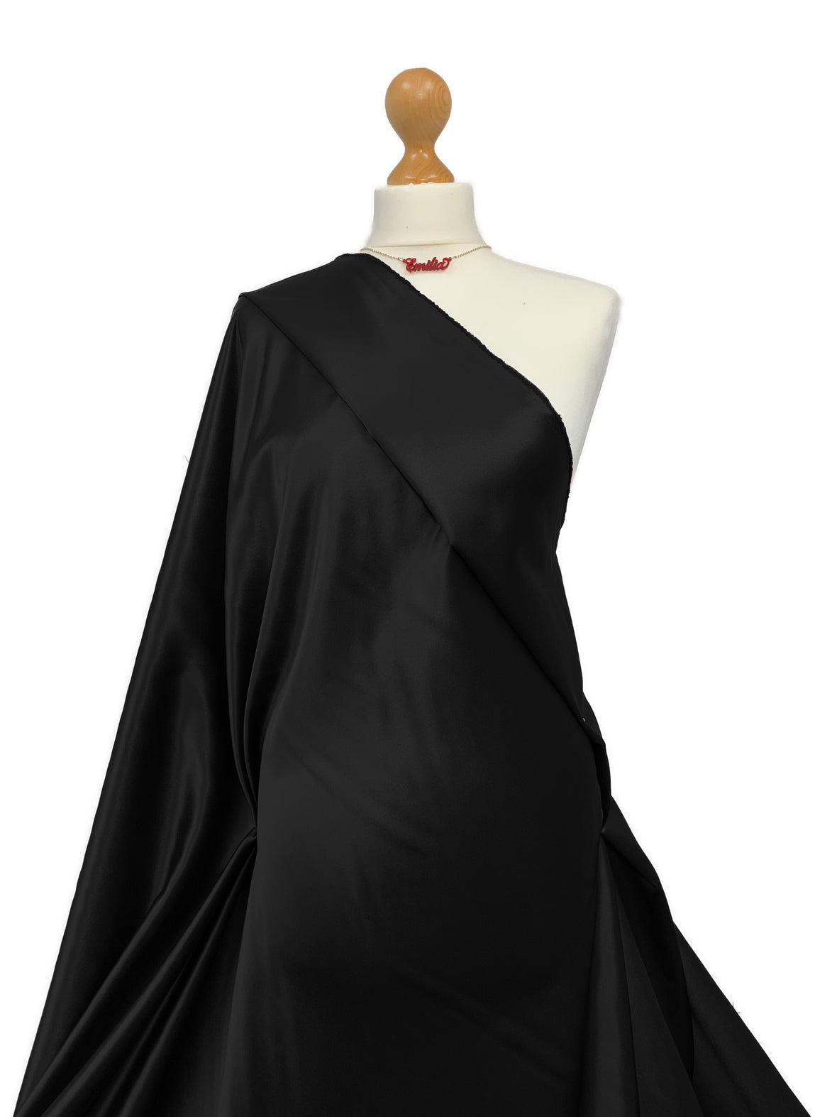 Red Wine Double Face Duchess Satin Fabric main image 0