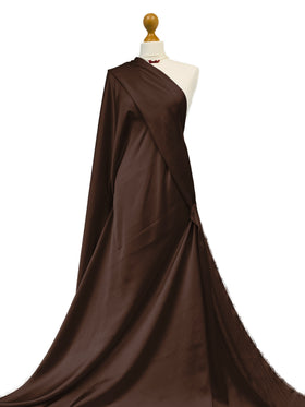 Silky Satin Fabric - Imitation Silk Polyester Dressmaking Fabric by the Metre