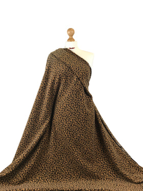 Printed Polar Fleece Fabric - Animal Design Warm Fabric by the Metre