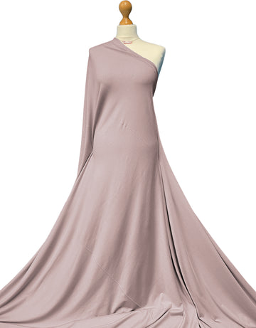 Buy cameo-pink Bamboo Jersey 4 Way Stretch Fabric