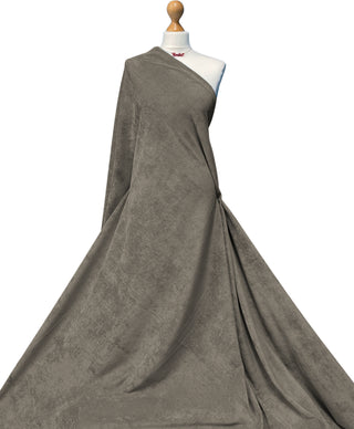 Buy grey Corduroy Stretch Fabric ( 15 Wale )