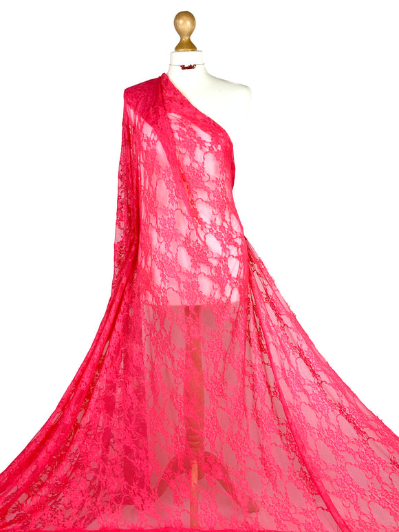 Floral Lace 4 Way stretch Fabric