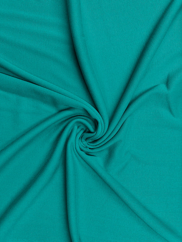 Cotton Elastane Rib 2 Way Stretch Jersey Fabric