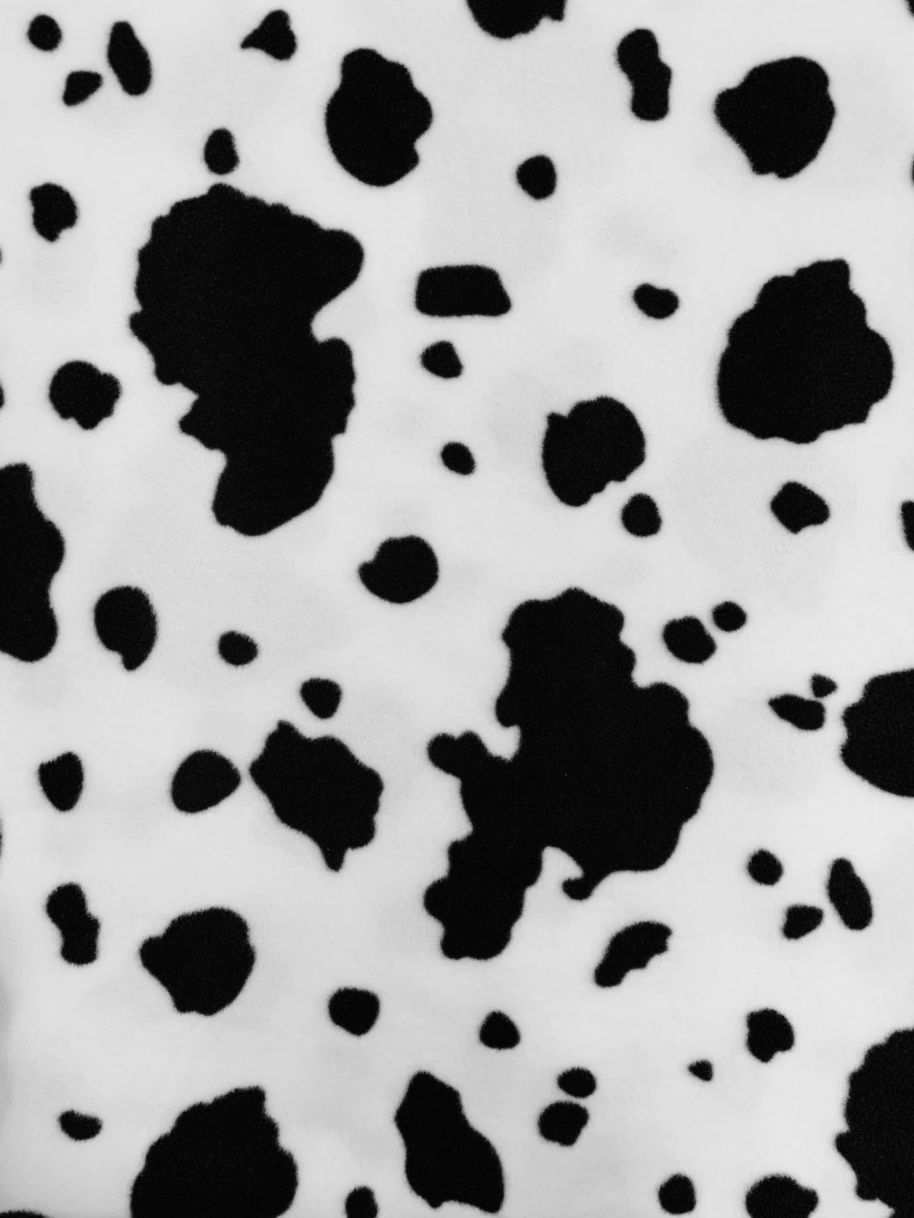 Buy cow Printed Polar Fleece Fabric Animal Prints