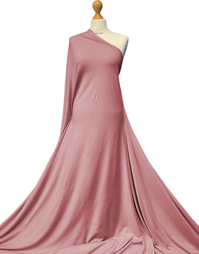 Kaufen staubiges-rosa Bambus-Jersey-Stoff – 4-Wege-Dehnbare Weiche Schneiderware pro Meter