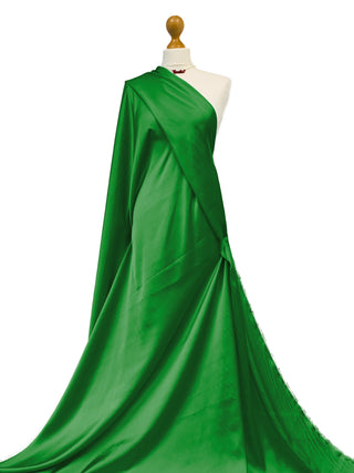 Compra verde-smeraldo Tessuto in raso di seta