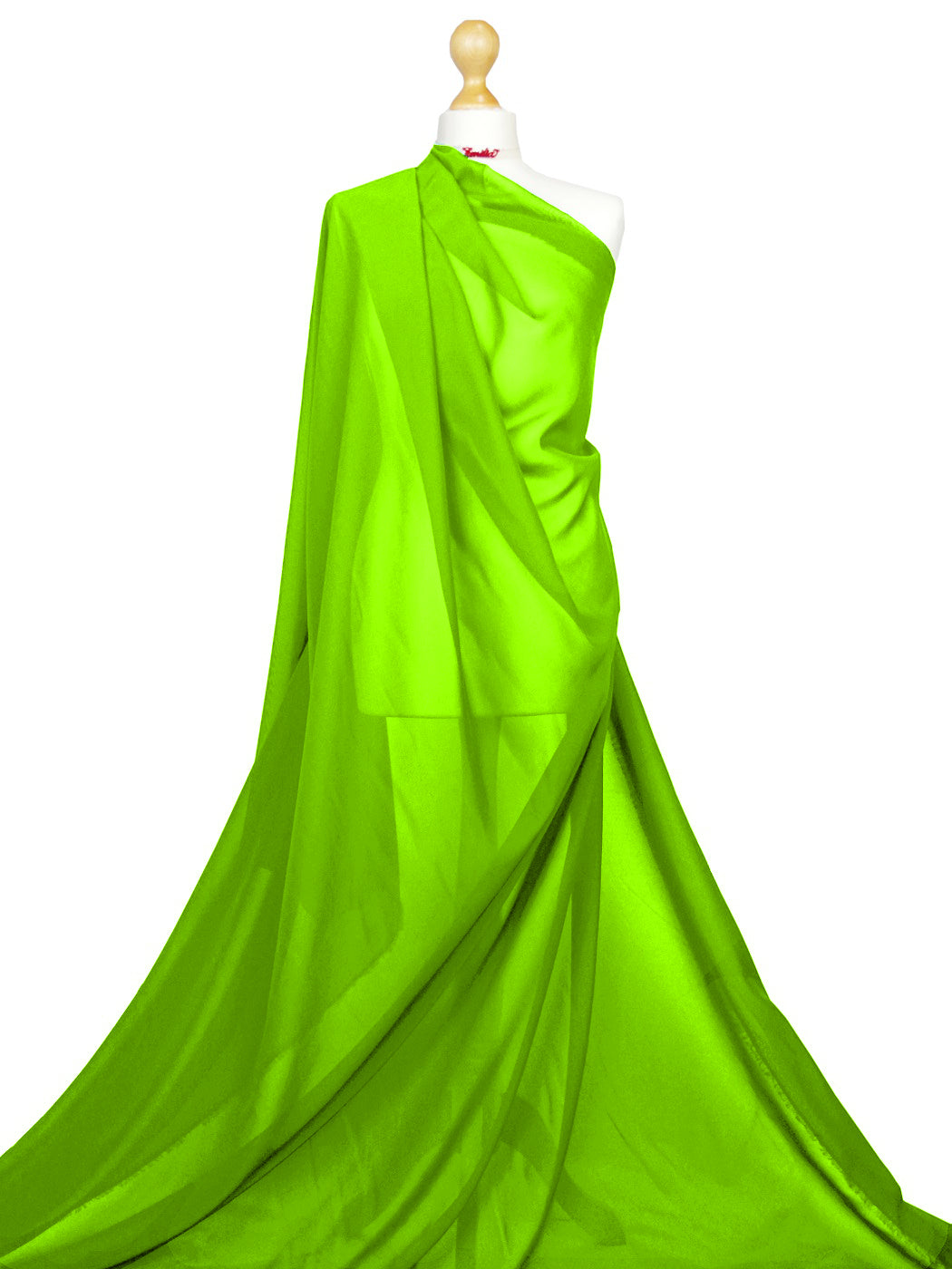 Buy pastel-lime Chiffon Sheer Fabric