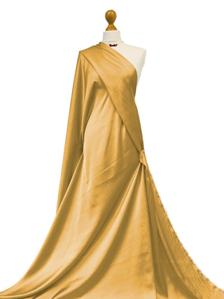 Buy gold Silky Satin Fabric