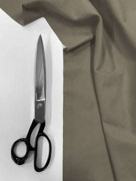 Buy grey Cotton Flannel 100% Cotton Brushed Fabric