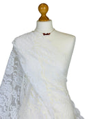 Crochet Scalloped Floral Lace 2 Way Stretch Fabric-13