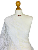 Crochet Scalloped Floral Lace 2 Way Stretch Fabric-14